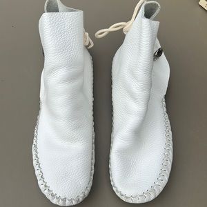 Taos White Moccasins